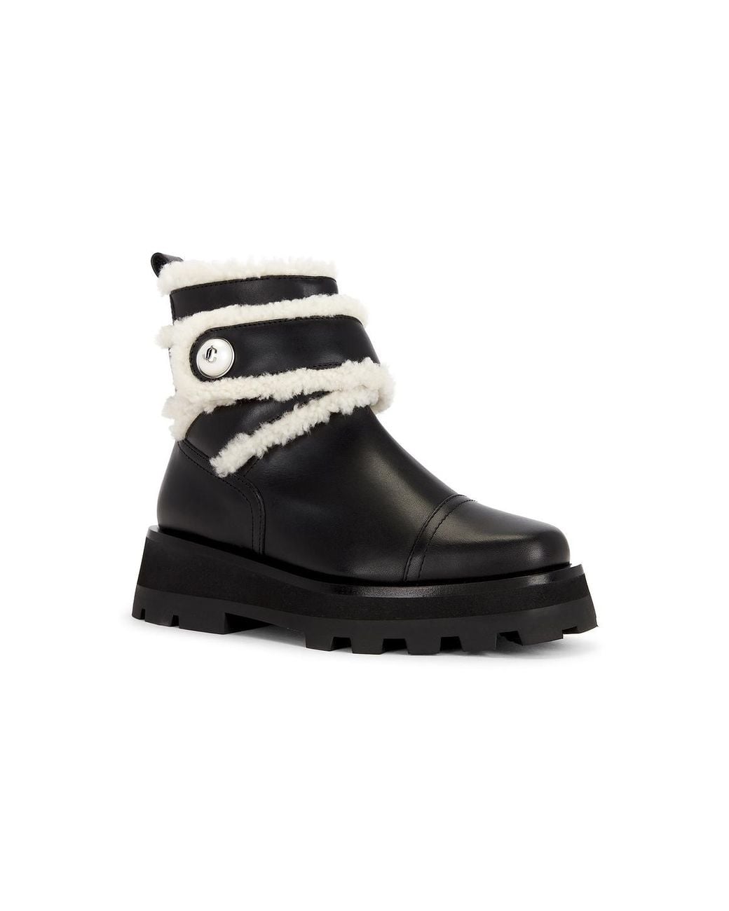 Jimmy Choo Black Meena Flat Boot