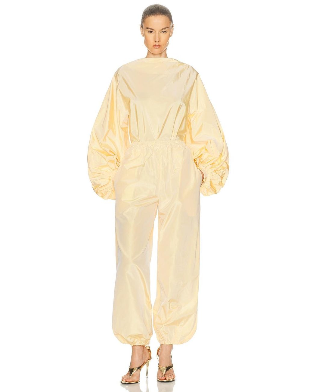 Alaïa Yellow Balloon Pant