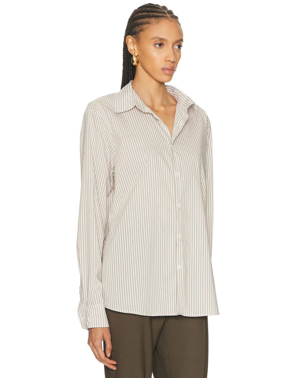 SPRWMN Natural Mara Button Up Shirt
