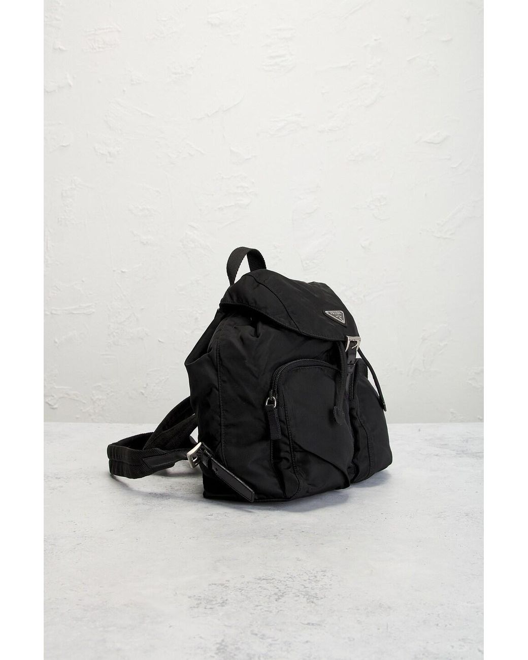 Prada Black Tessuto Backpack