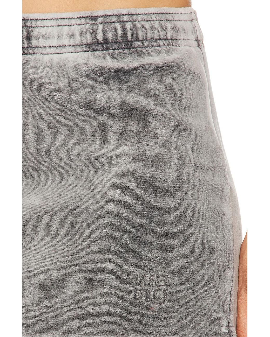 Alexander Wang Black Mid Rise Mini Skort