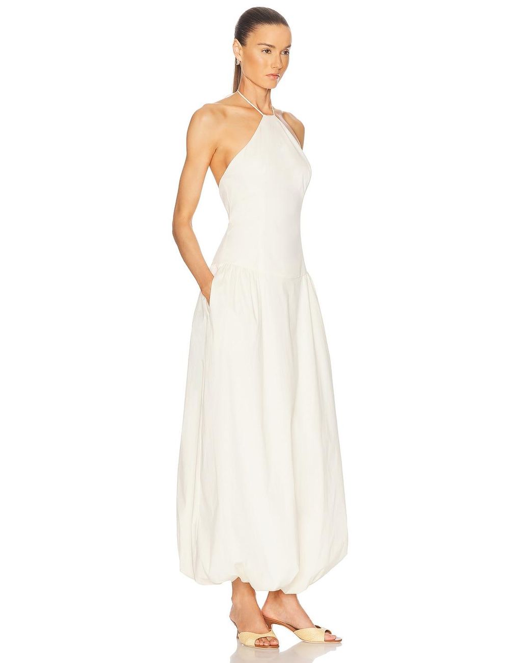 Sir White Florent Gown