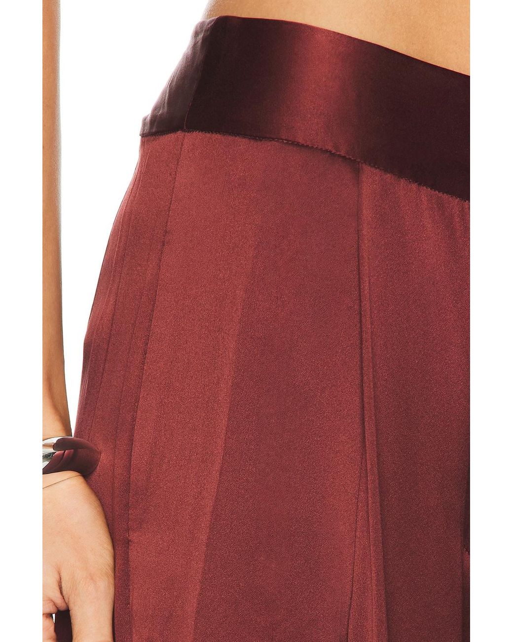 The Sei Red Relaxed Trouser