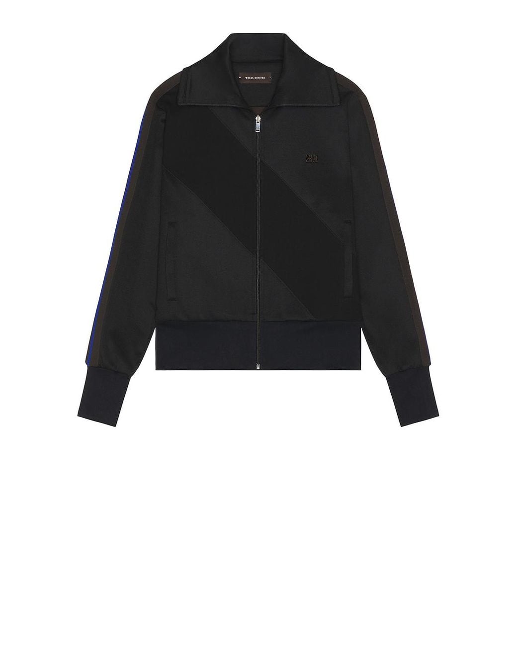 Wales Bonner Black Form Track Jacket for men