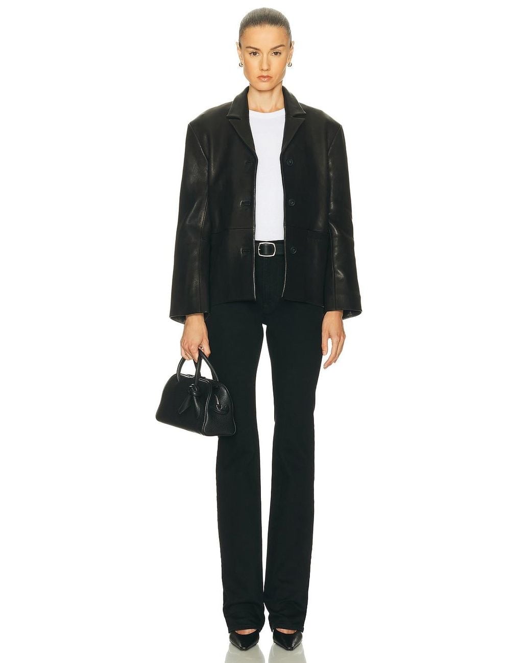 GRLFRND Black Remy Slim Boot