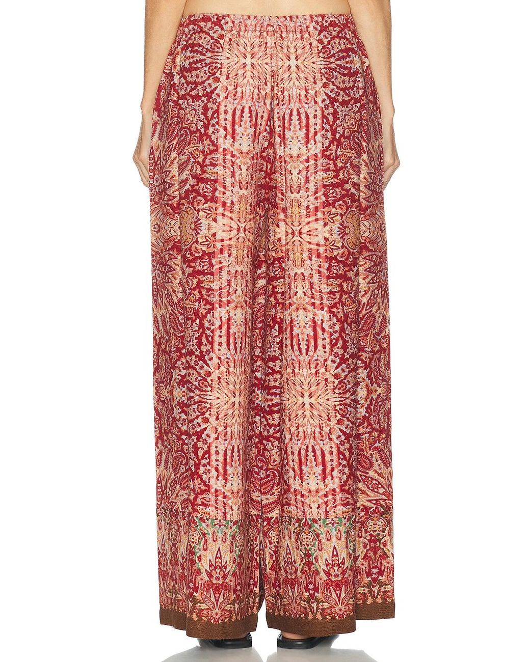 Bode Red Arrowleaf Pants