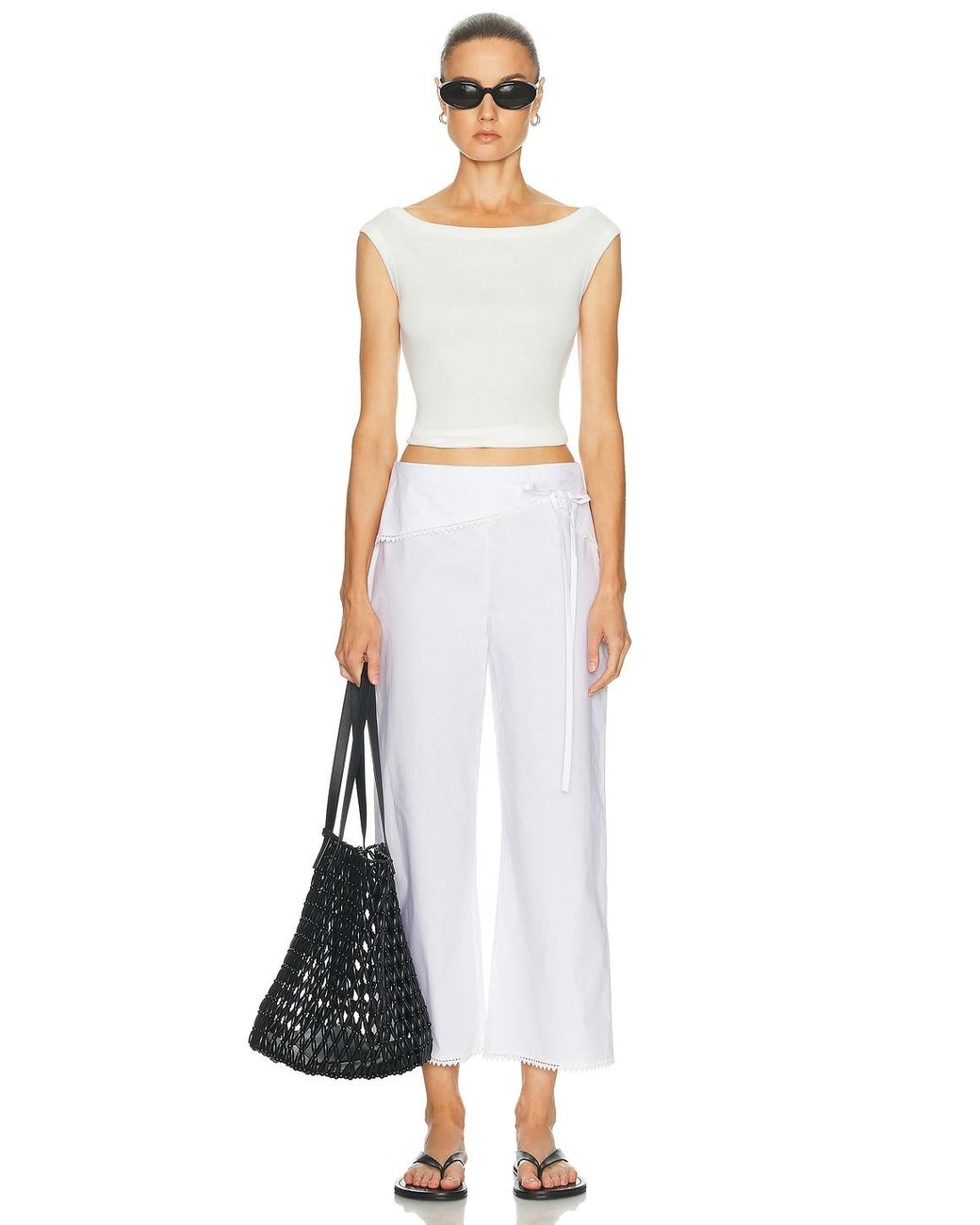 L'academie White 'Academie Marithe Pant