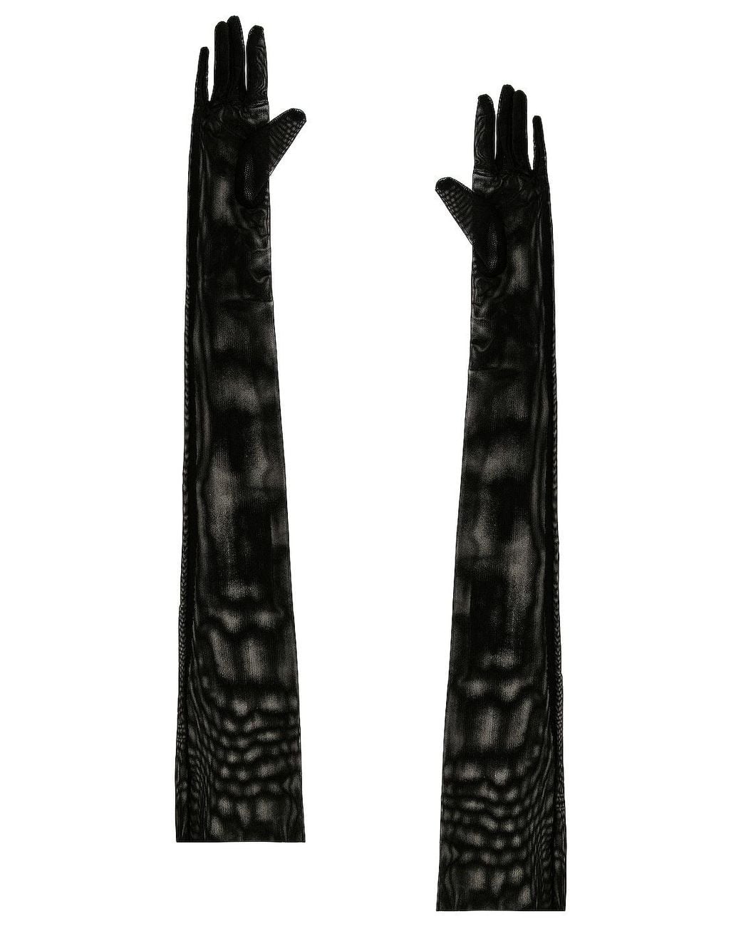 Norma Kamali Black Long Gloves