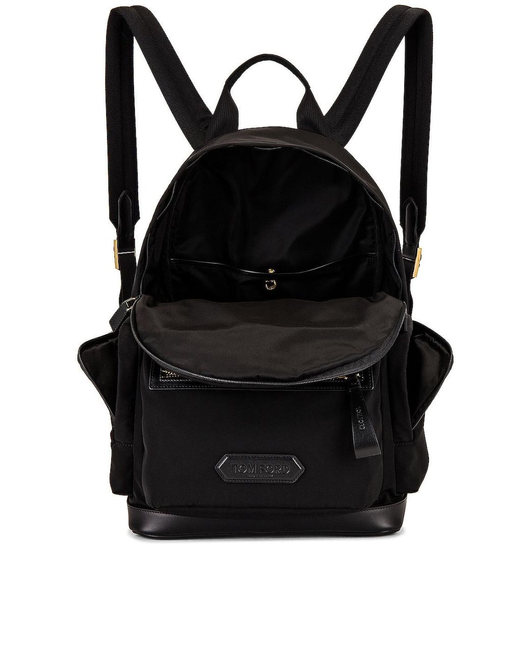 Tom Ford Black Nylon Backpack for men