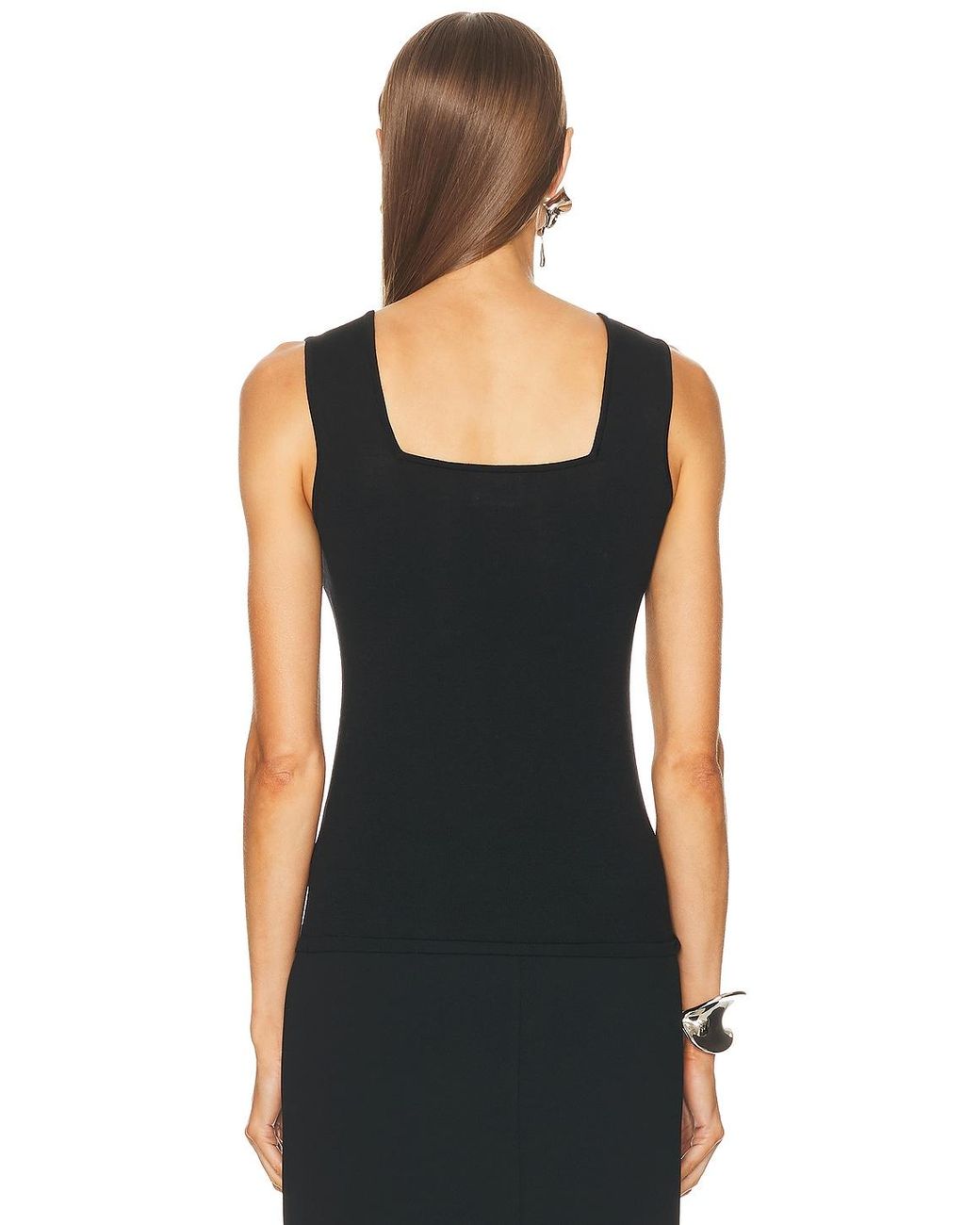 Khaite Black Sani Top