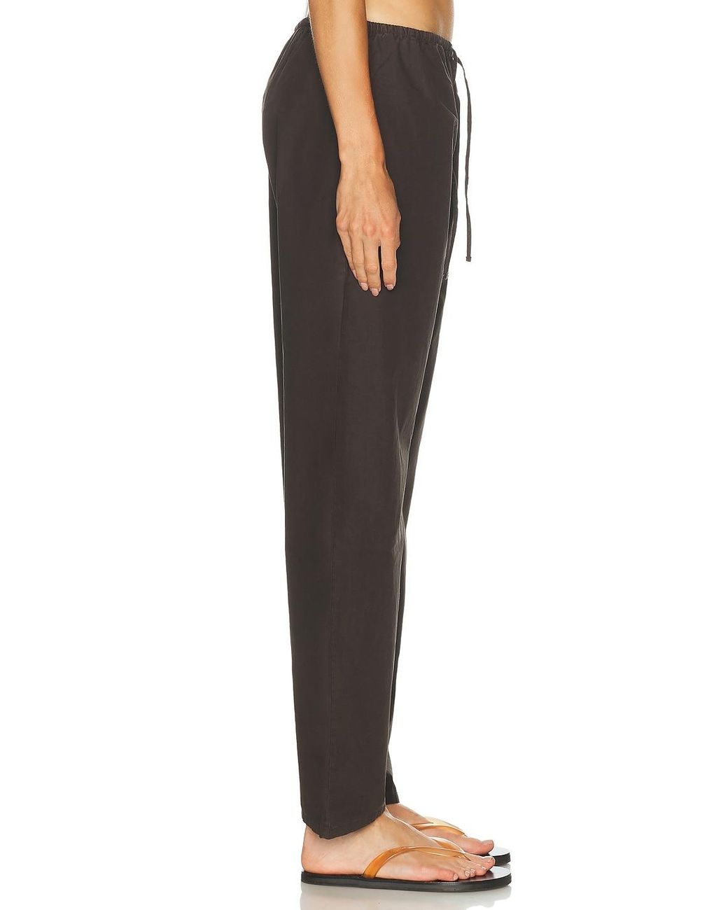 Leset Black Kyoto Drawstring Pant