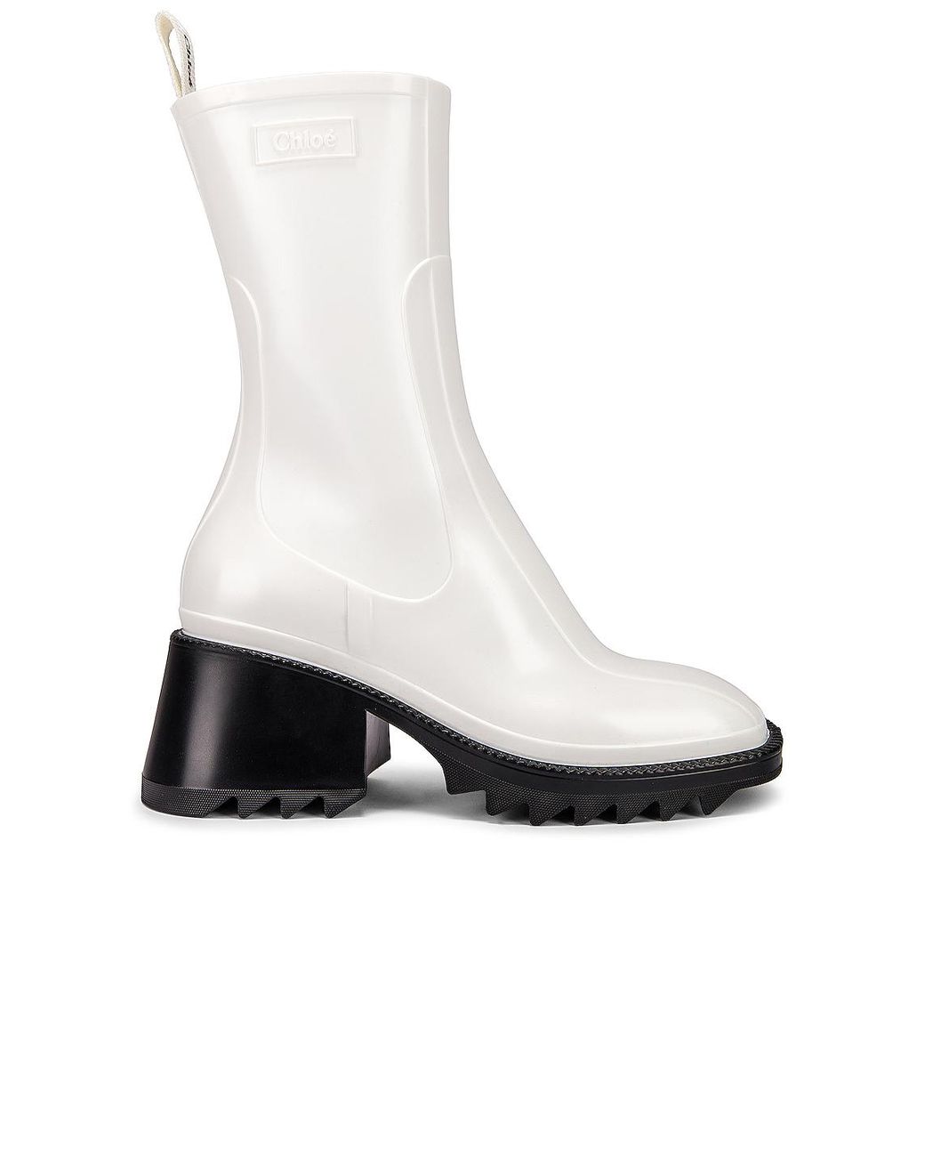 Chlo Rain Boots Betty 50 in White Lyst