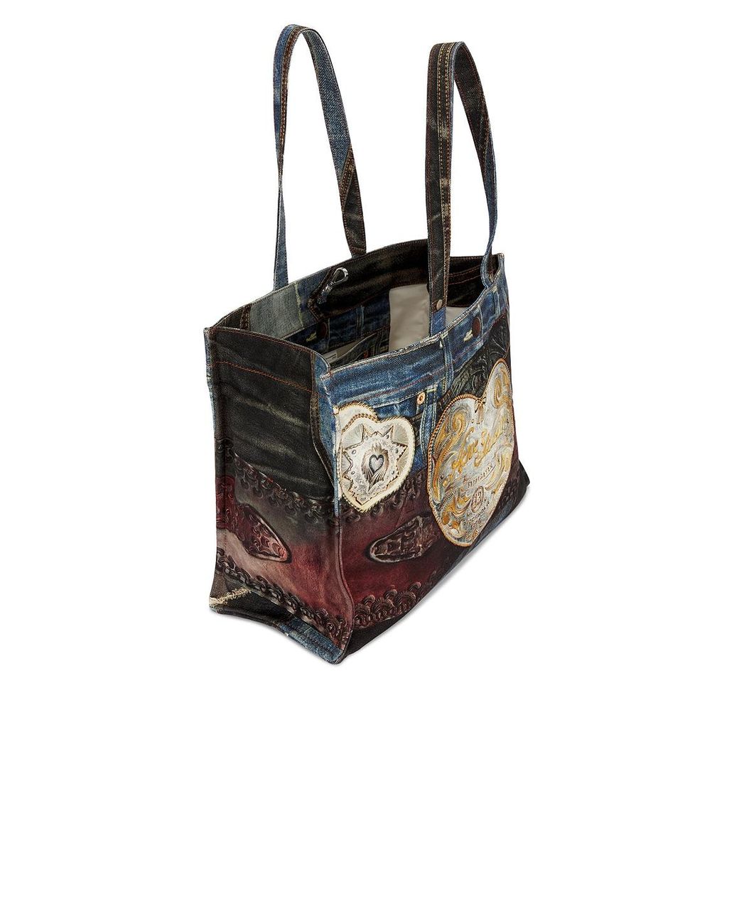 Acne Black Logo Shopper Tote