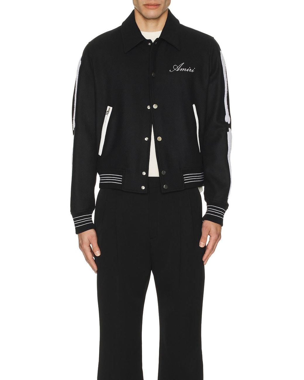 Amiri Black Bones Jacket for men