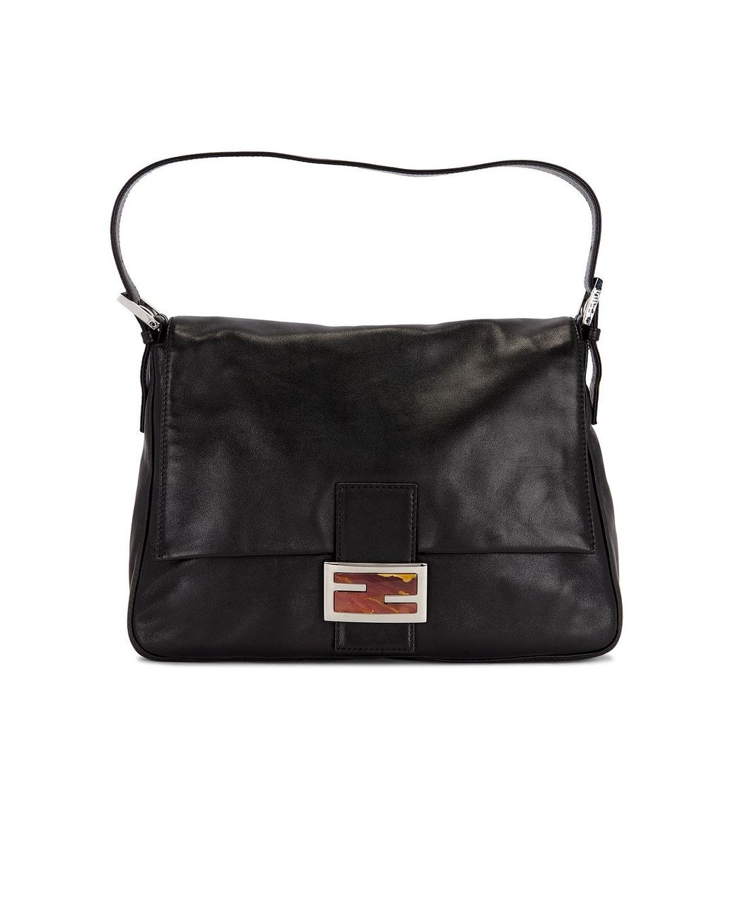 Fendi Black Beaded Mamma Baguette