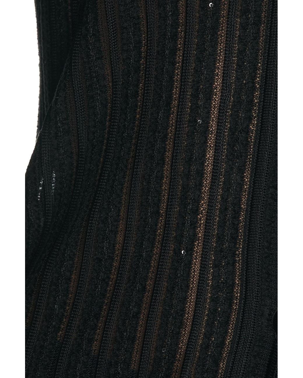 Tom Ford Black Micro Sequins Evening Cardigan
