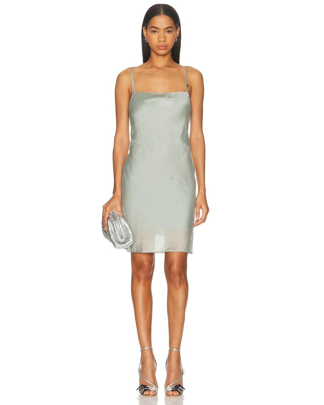 Helmut Lang White Slip Dress