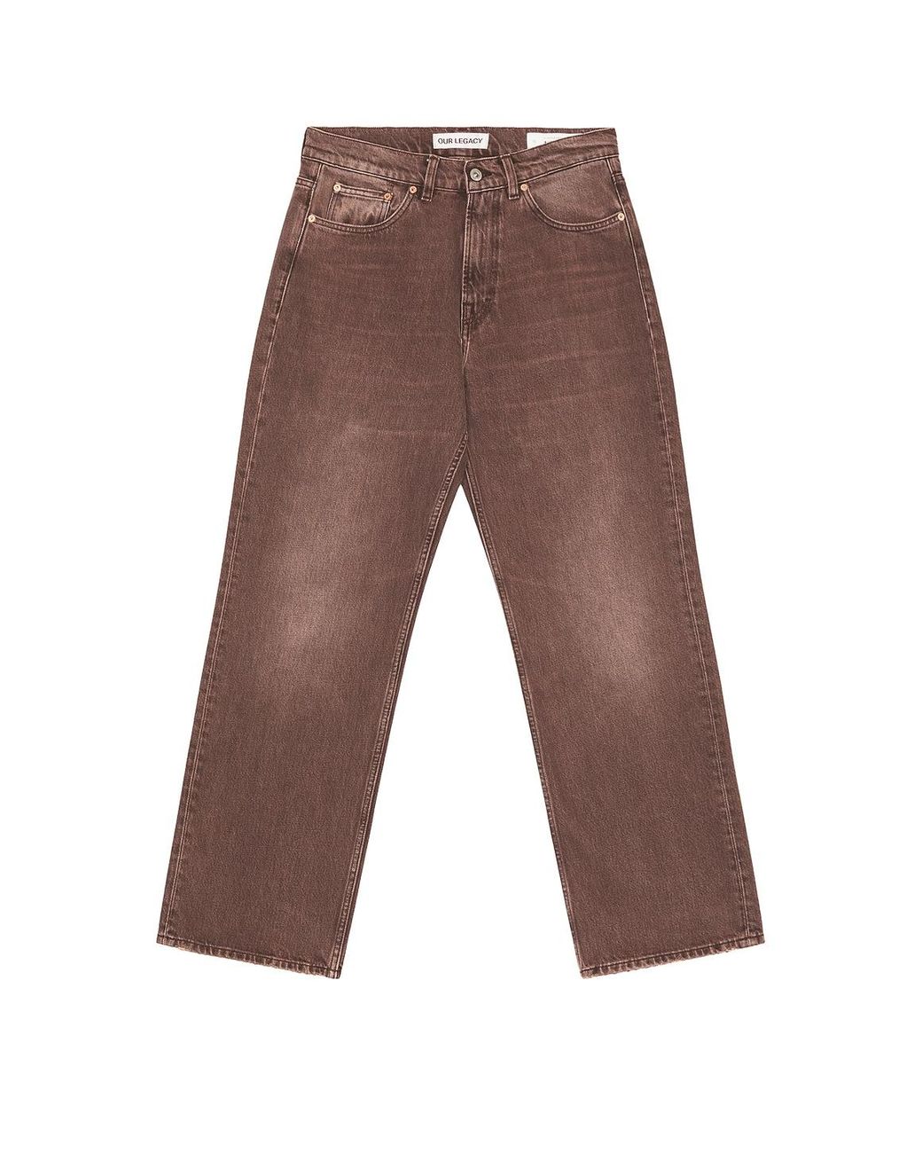 Our Legacy Brown Third Cut Jean for men