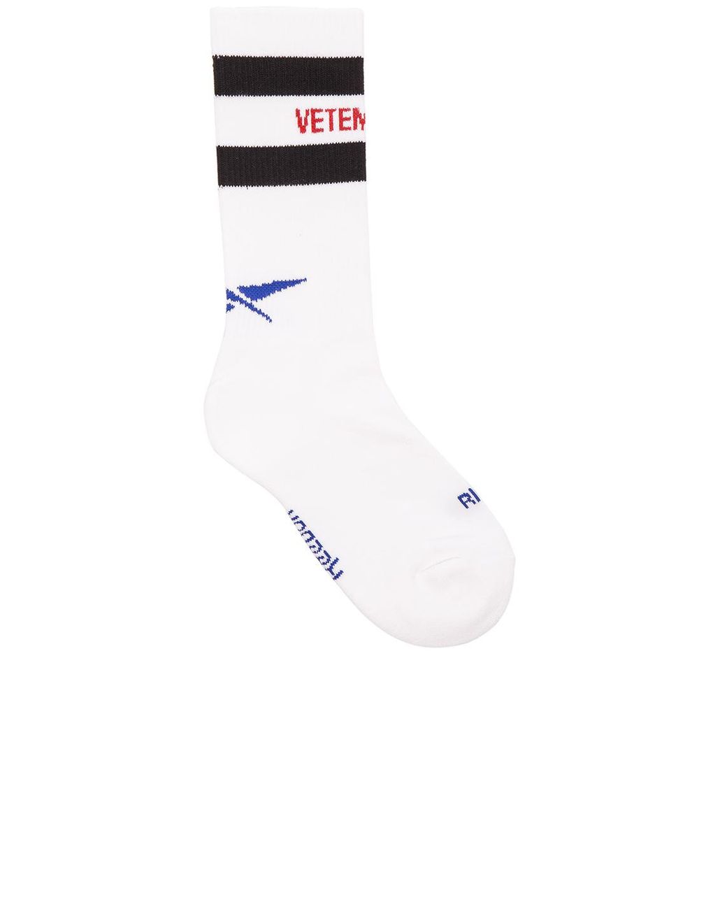 Vetements Cotton X Reebok Short Classic Socks in White | Lyst