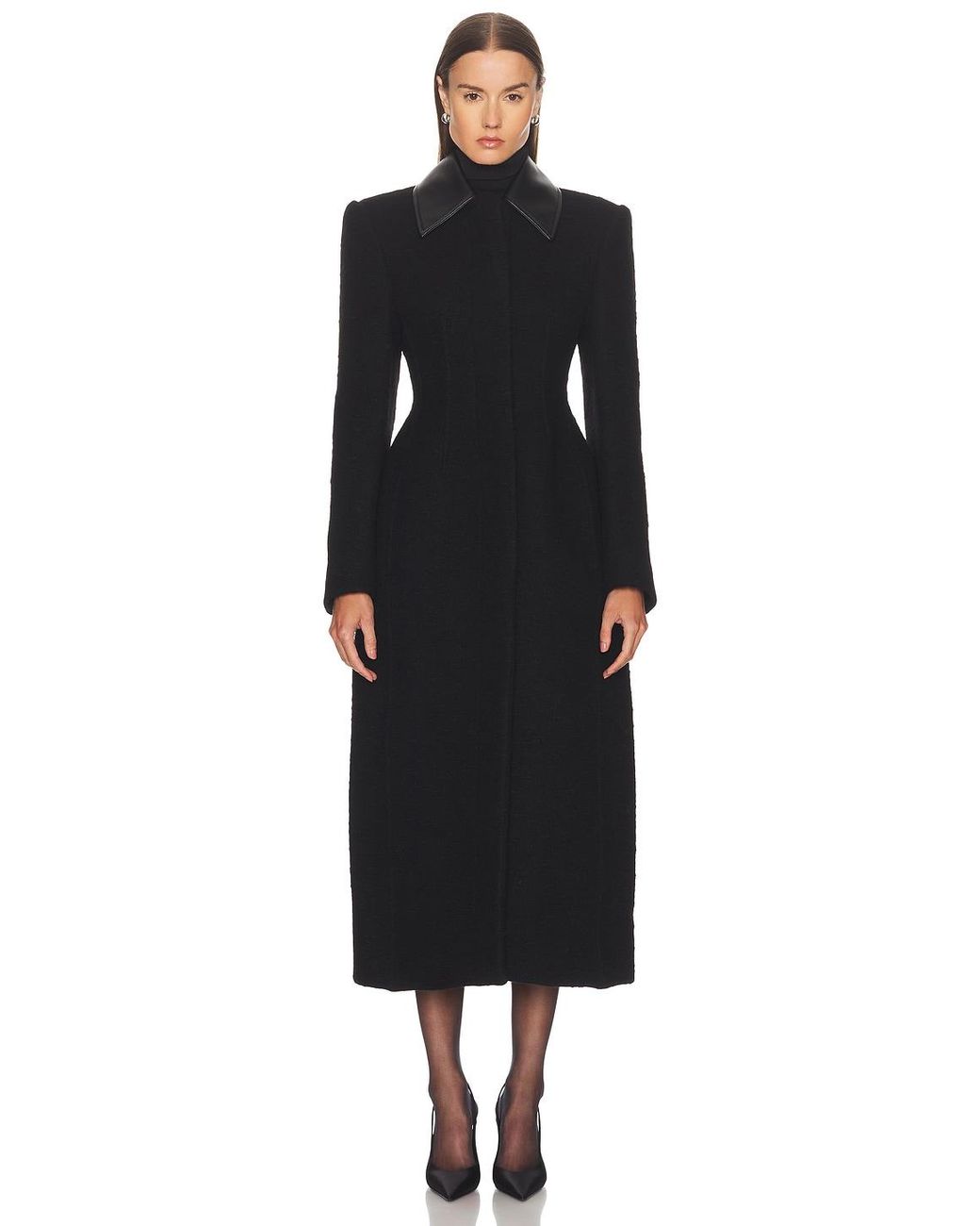 Sportmax Black Aere Coat