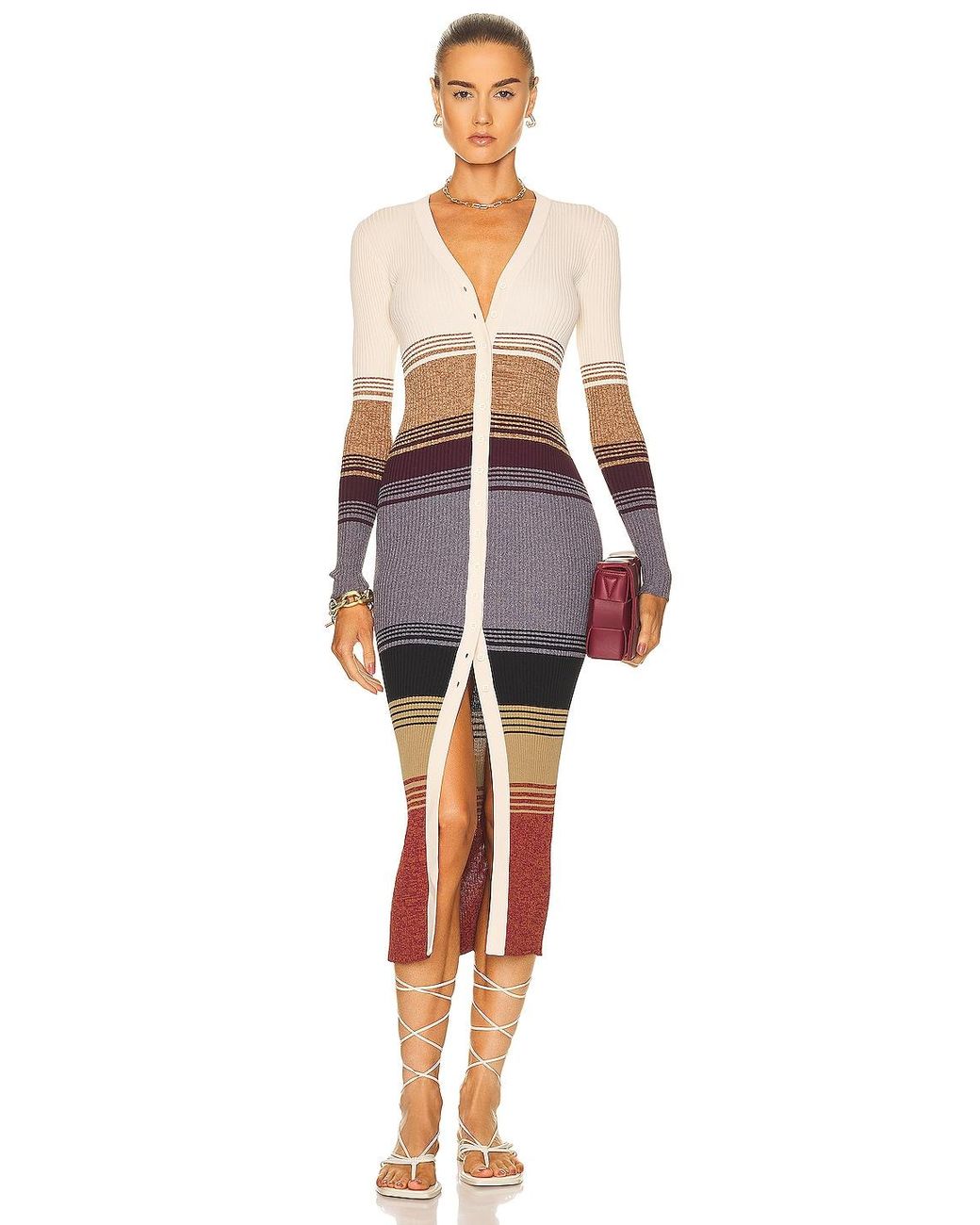 STAUD Synthetic Shoko Sweater Dress | Lyst