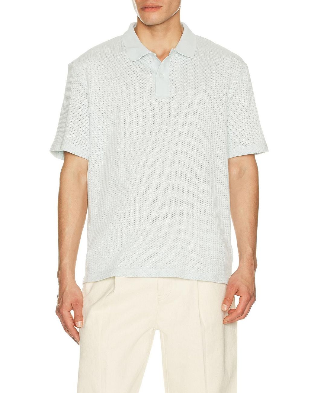 Samsøe & Samsøe White Sajase Polo for men