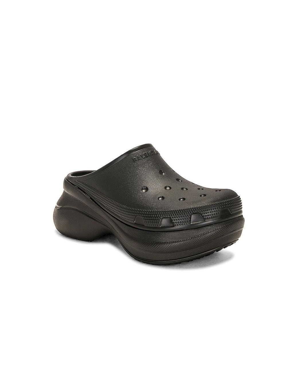 Balenciaga Black Crocs Mule