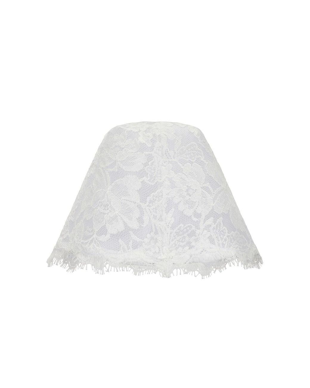 ROWEN ROSE White Cloche Hat