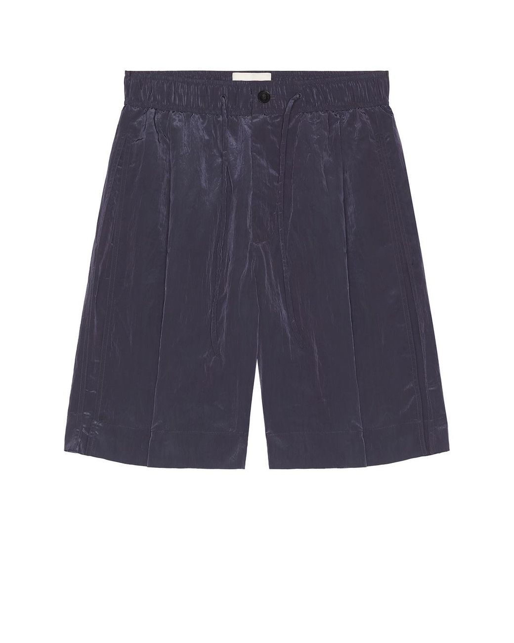 Feng Chen Wang Blue Nylon Cargo Shorts for men