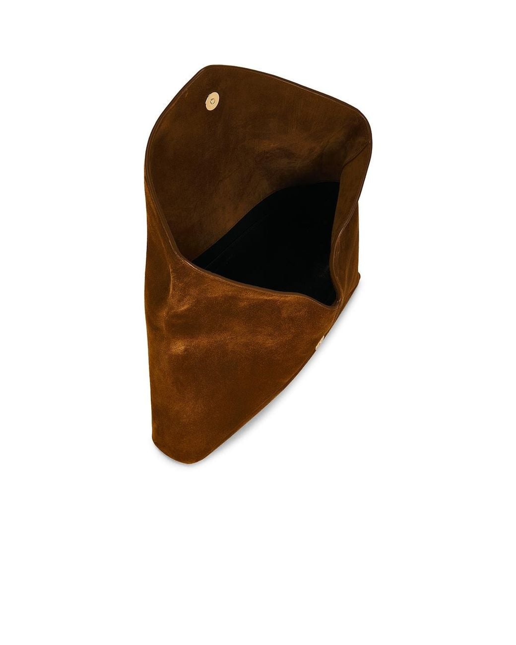 Saint Laurent Brown Large Envelope Pouch