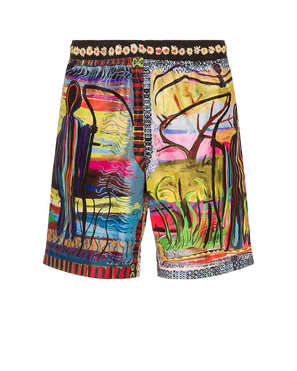 yellow givenchy shorts