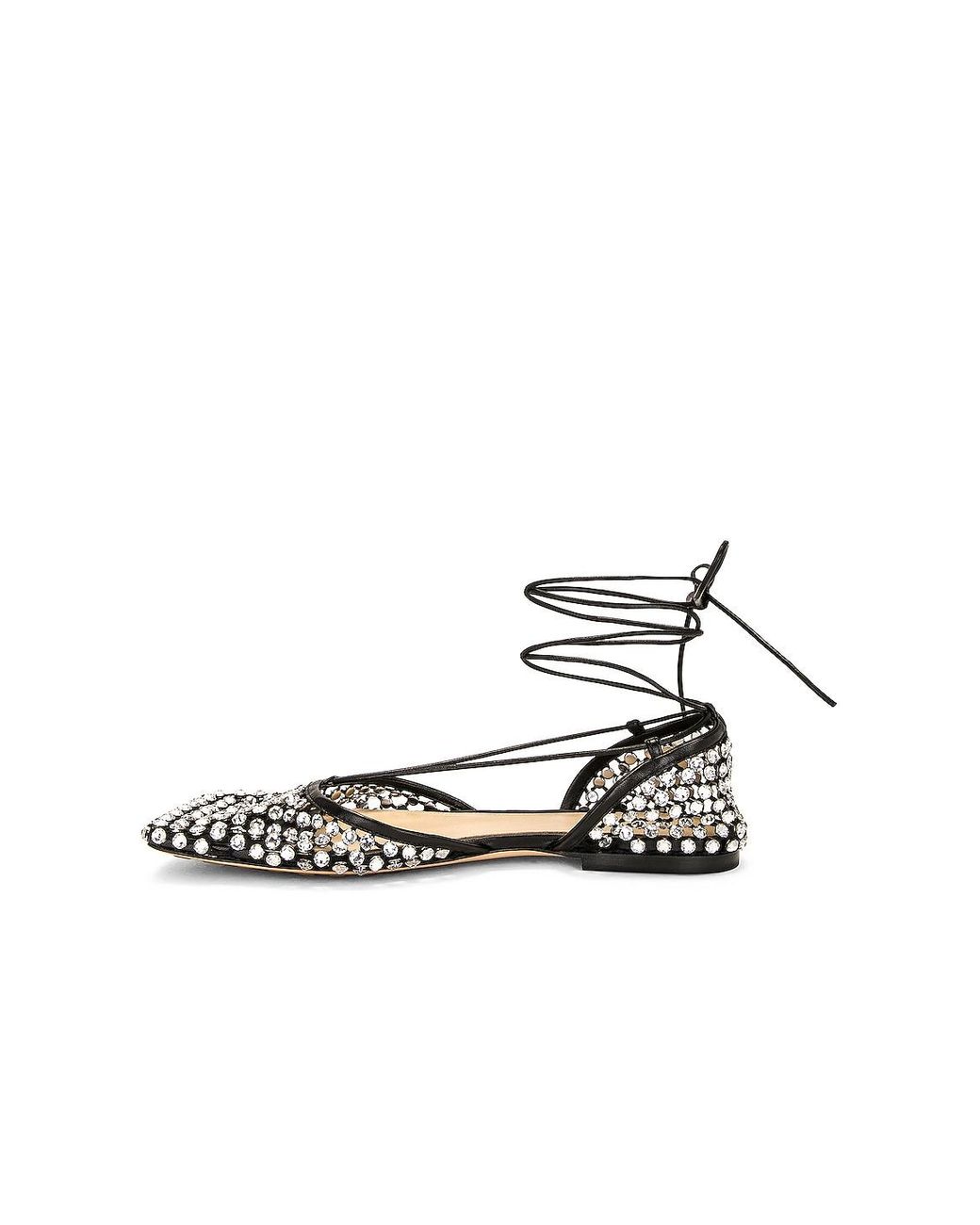 Bottega Veneta Metallic Stretch Flat