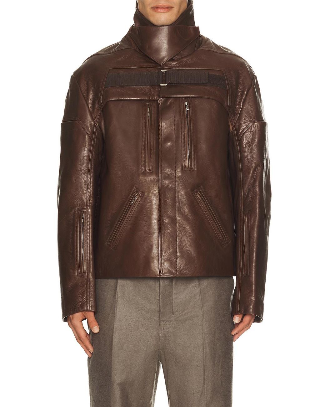 Rick Owens Brown 2 Piece Mac Jacket for men