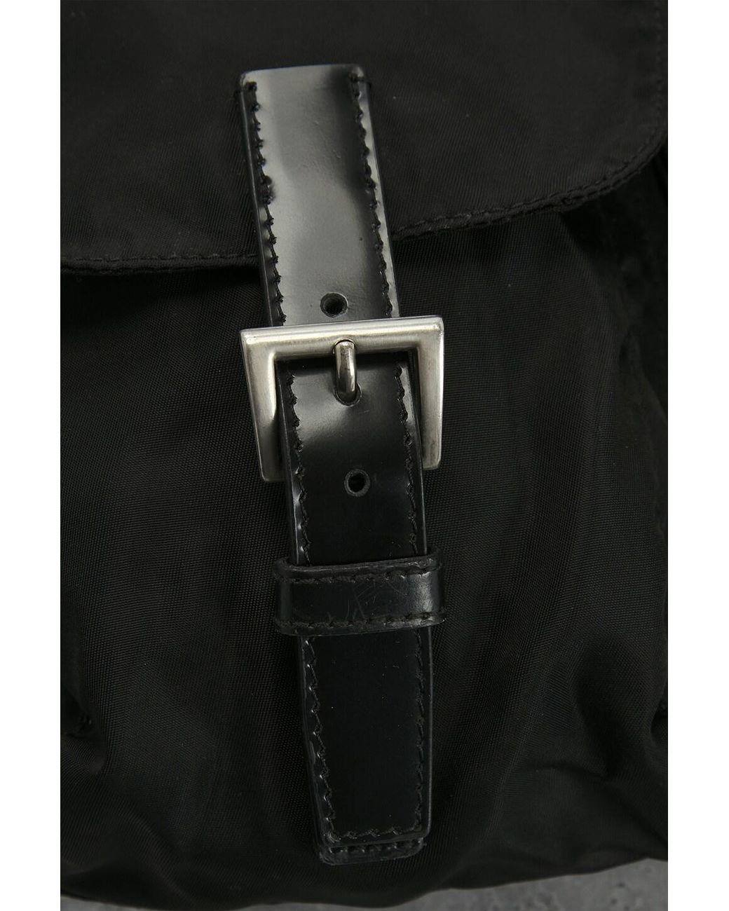 Prada Black Tessuto Backpack