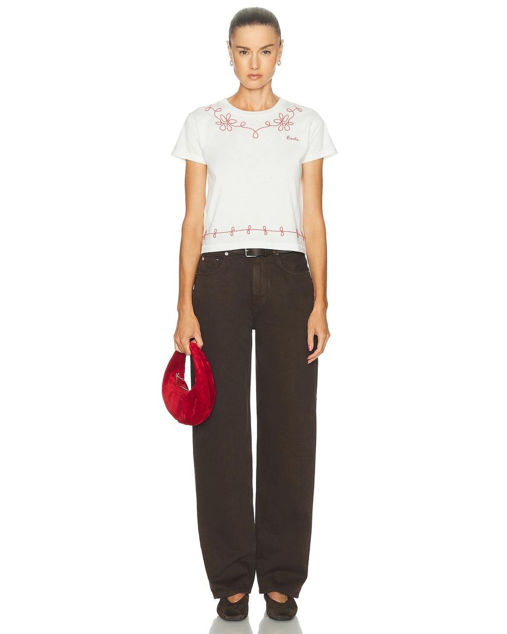 Bode White Lasso Tee
