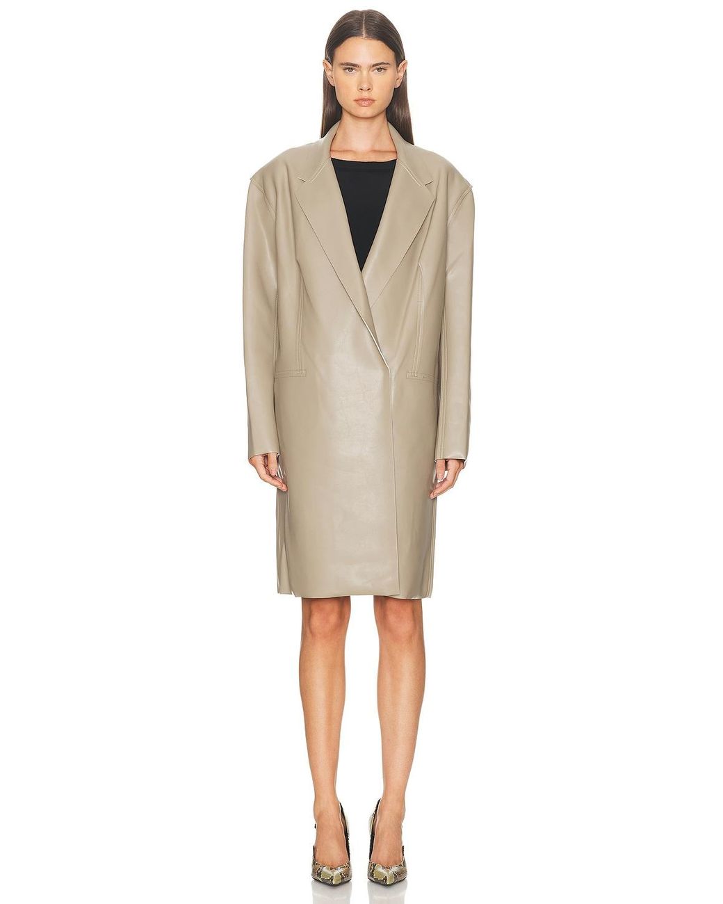 Norma Kamali Multicolor Oversized Double Breasted Jacket
