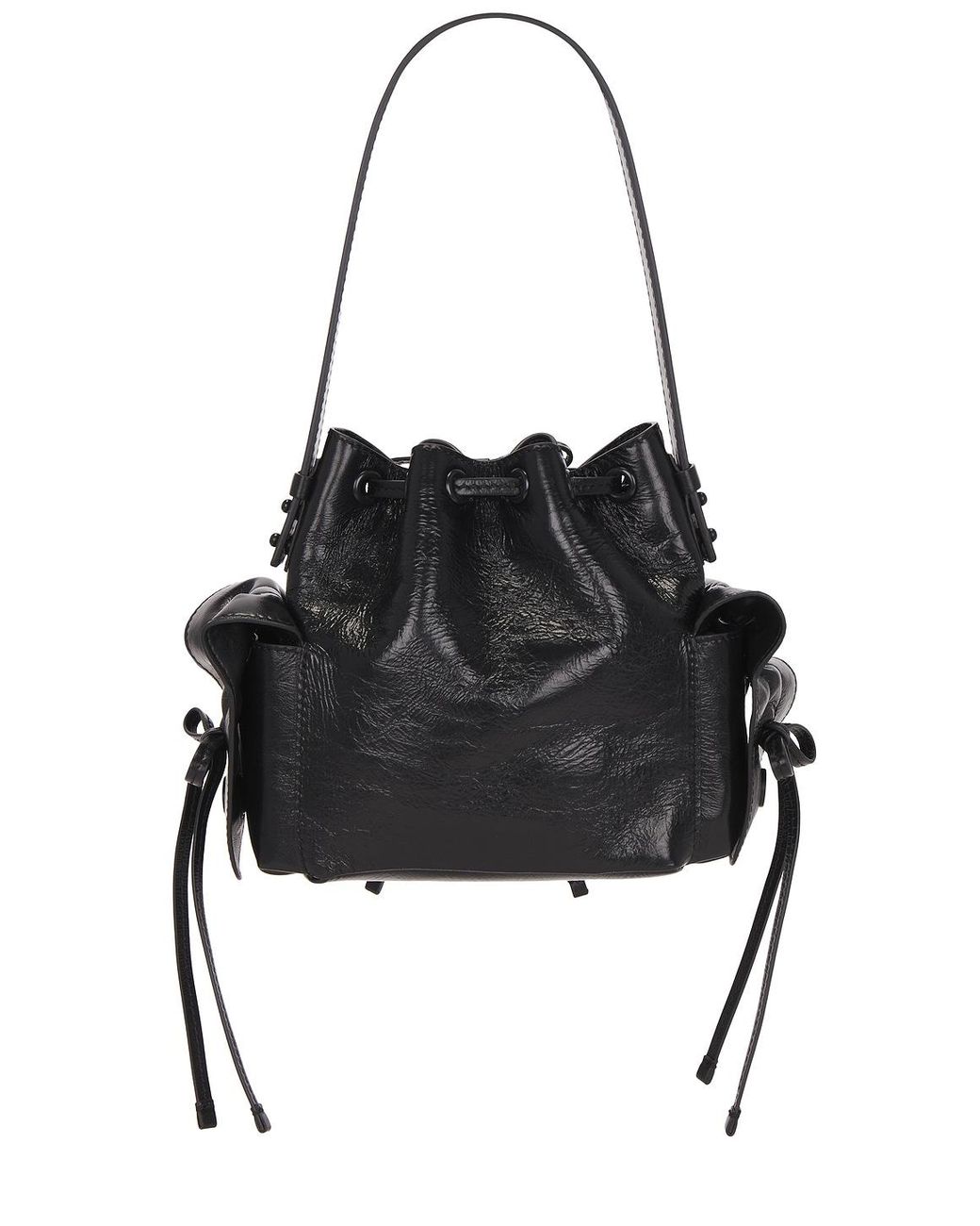 Acne Black Multipocket Mini Bucket Lux Bag