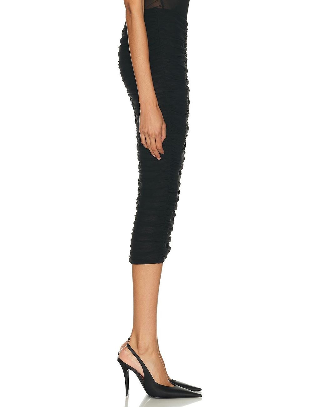 SER.O.YA Black Auralee Skirt