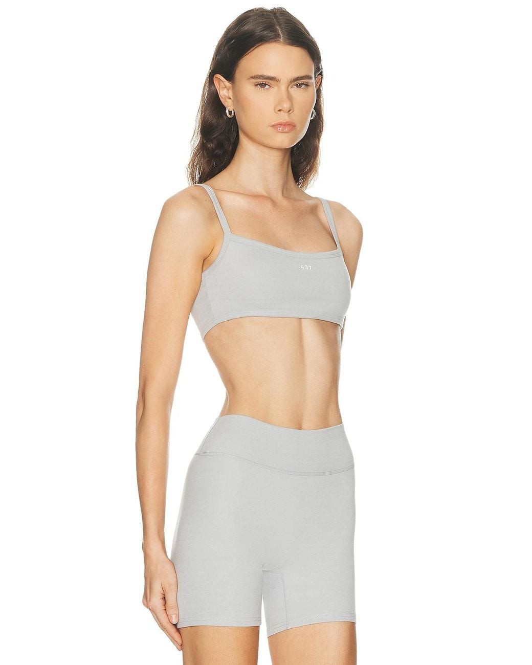 437 White Micro Bra