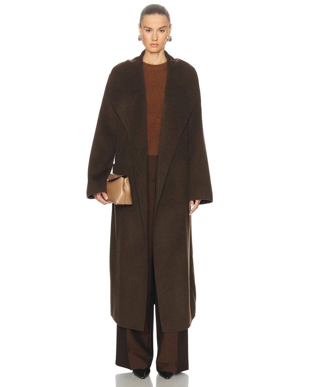 SER.O.YA Black Mavis Wool Coat