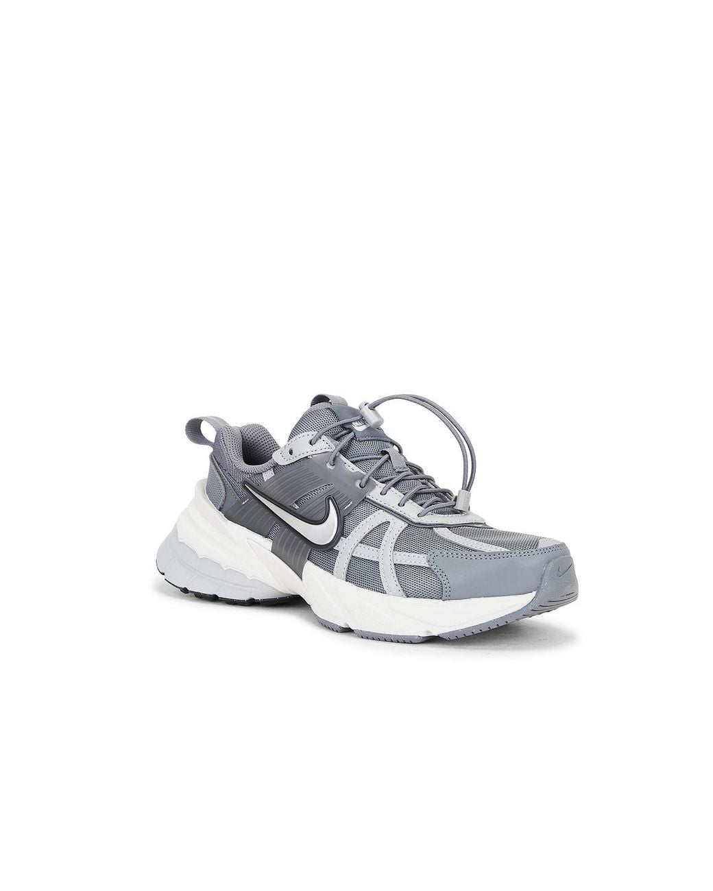 Nike White V2K Run Speed Lace Sneaker