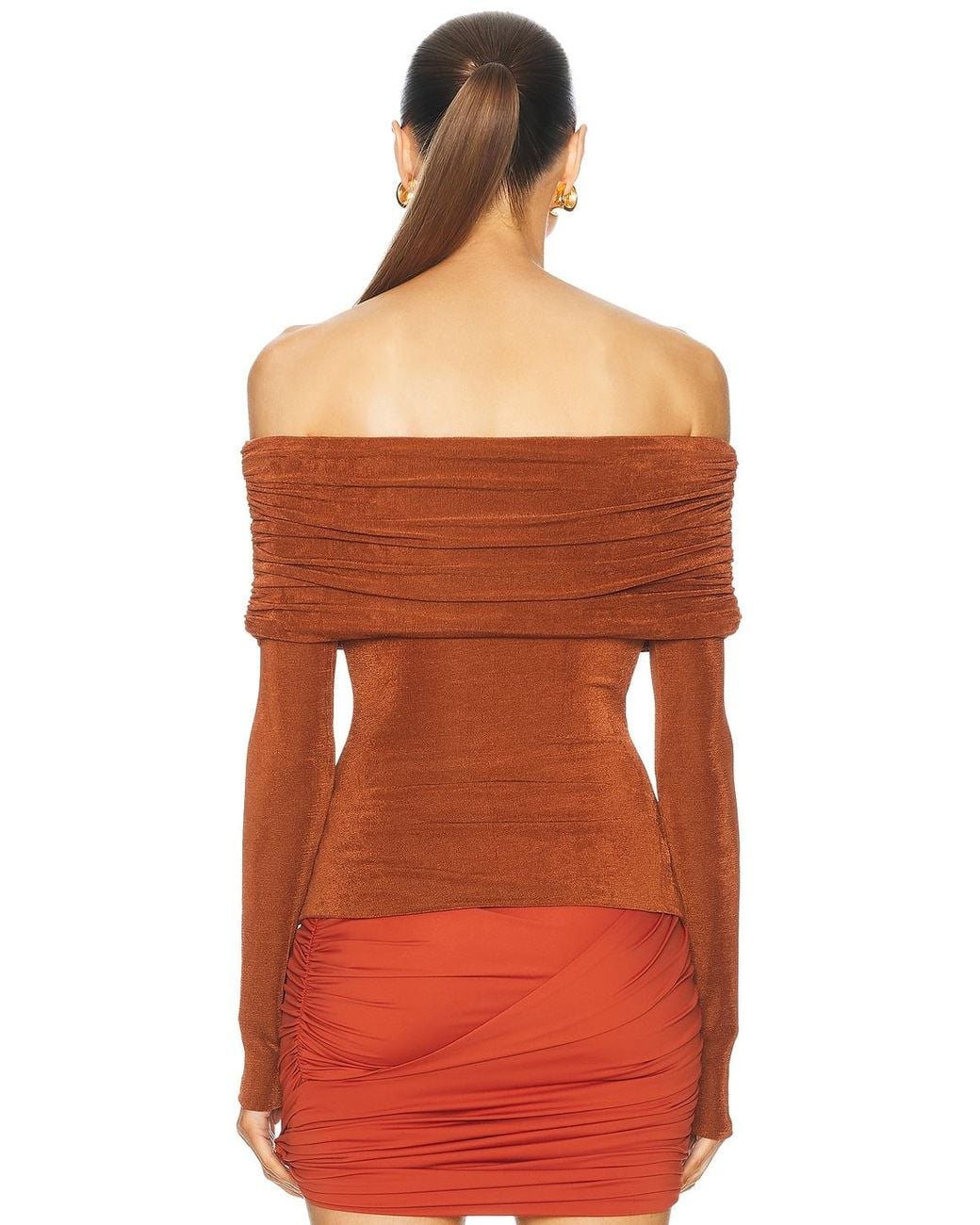 SER.O.YA Orange Nora Top