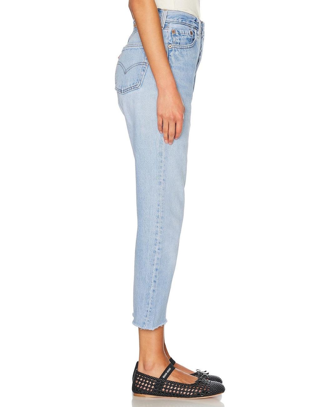 aligrace Blue Vintage Relaxed Undone Jeans