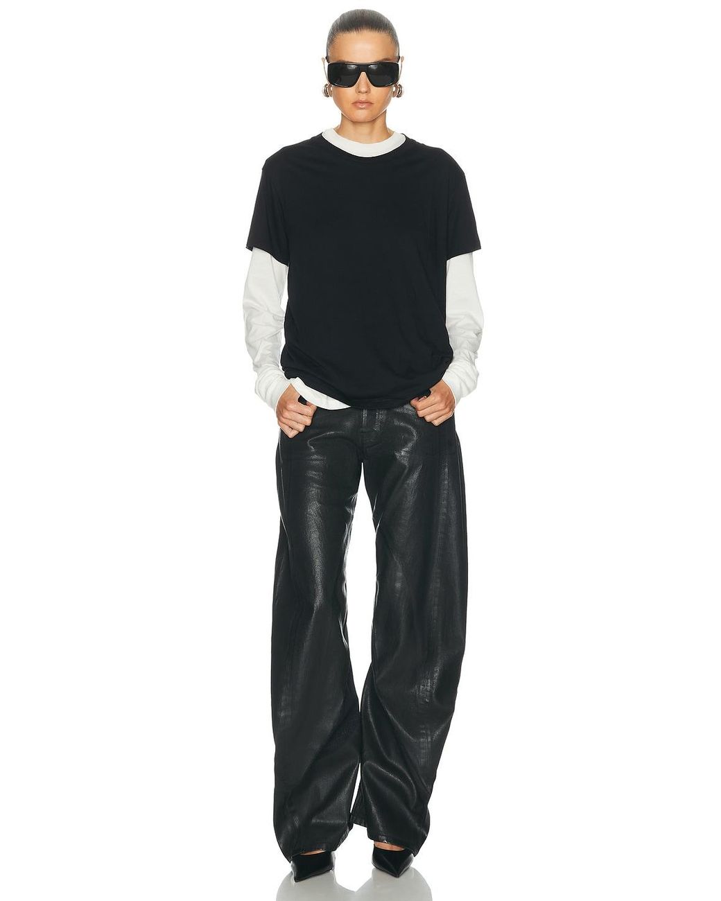 Acne Black 2006F Wide Leg