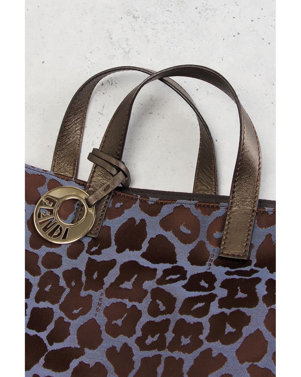 Fendi Purple Chef Tote Bag