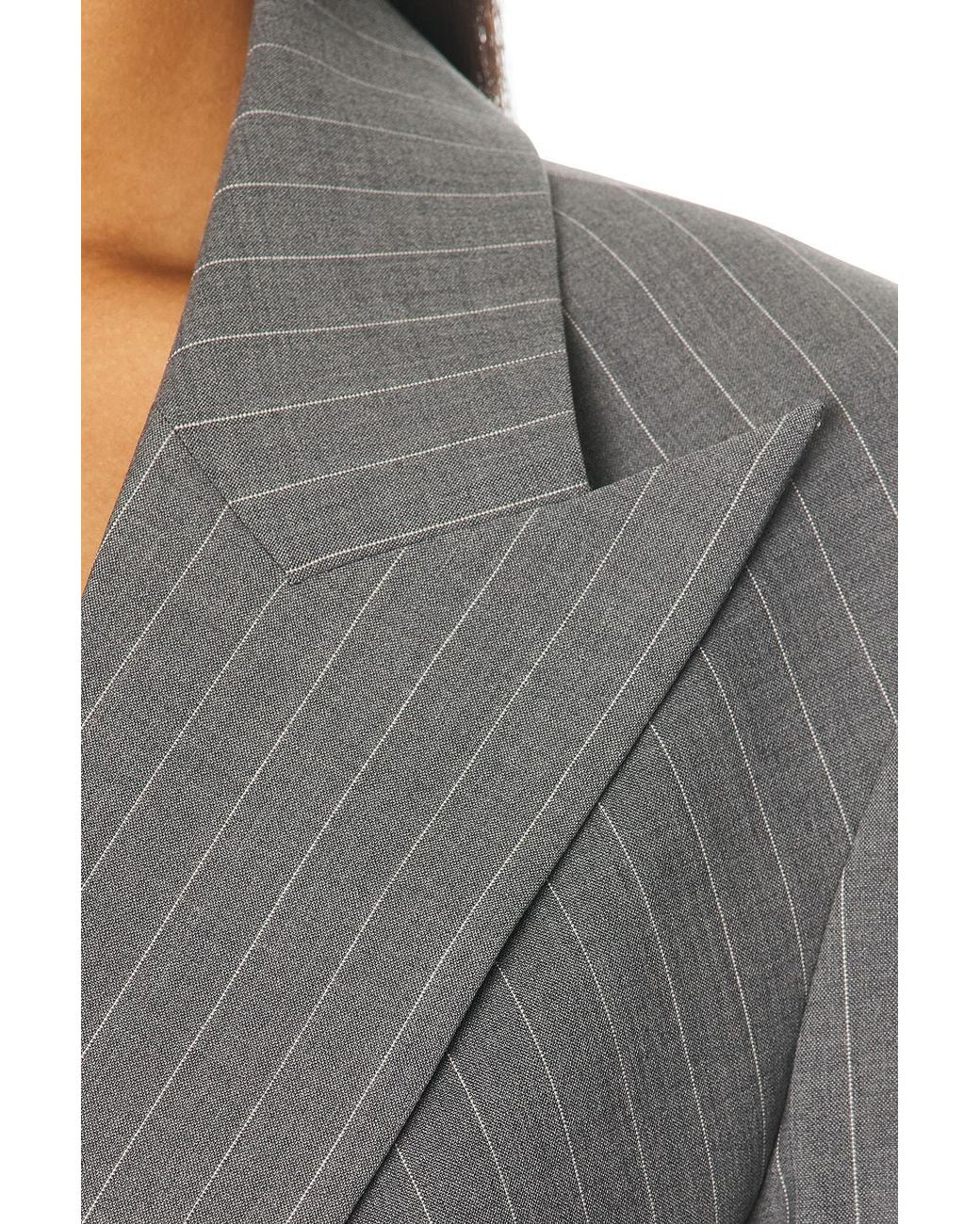Monse Gray Twist Blazer