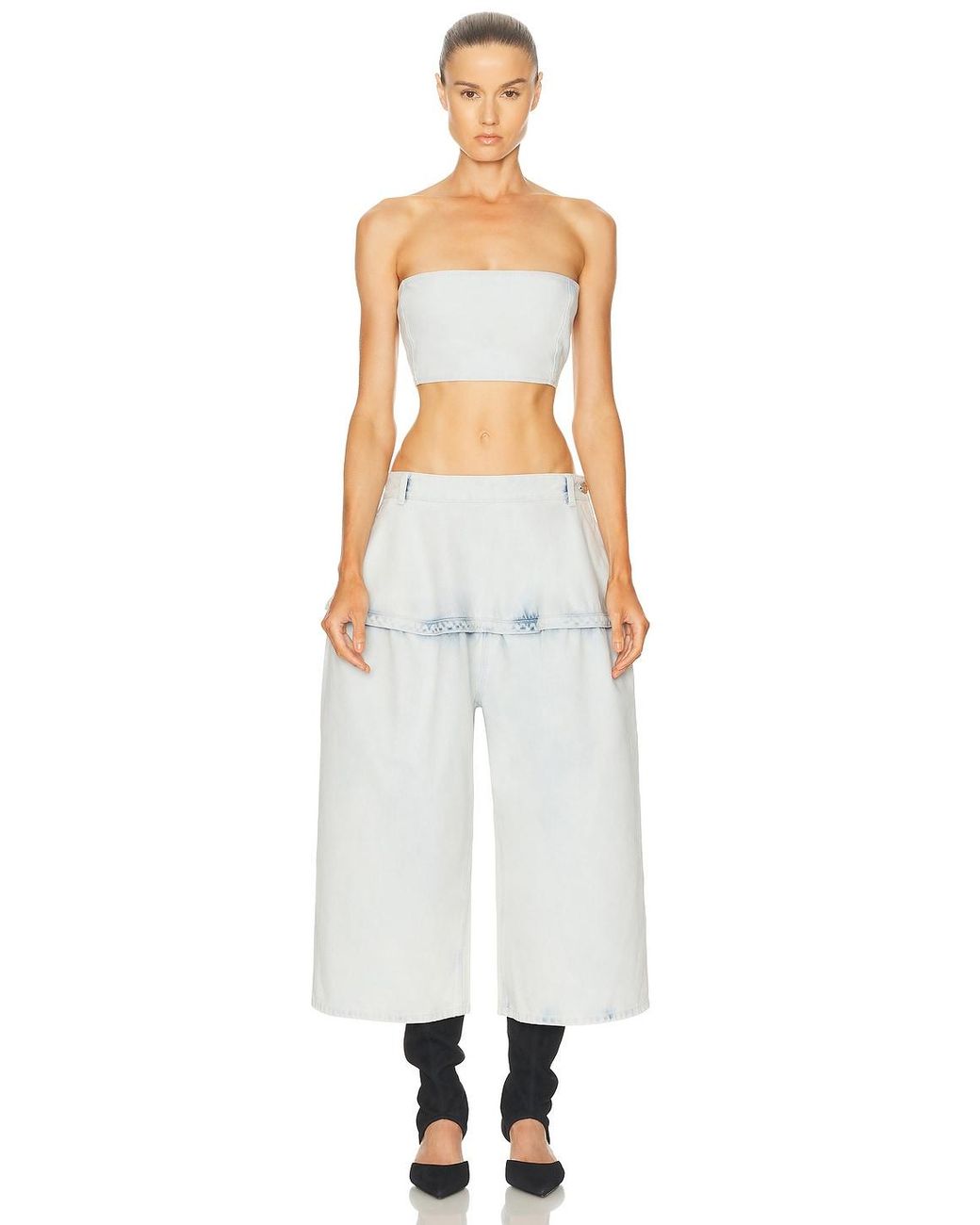 Alaïa White Bustier Top