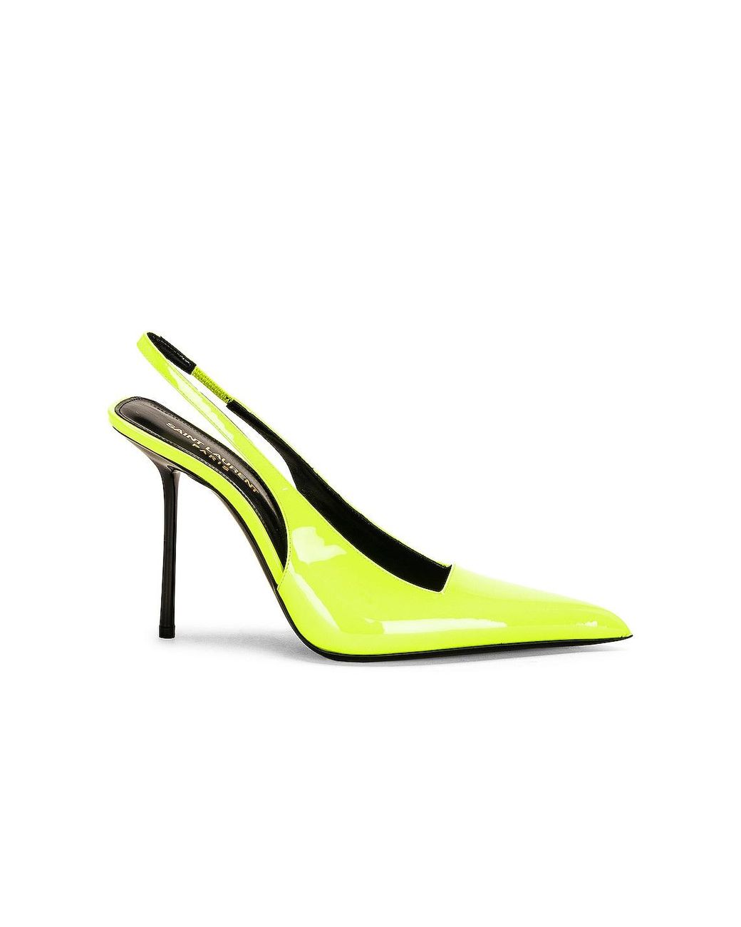 Saint Laurent Yellow Paloma Slingback Pump