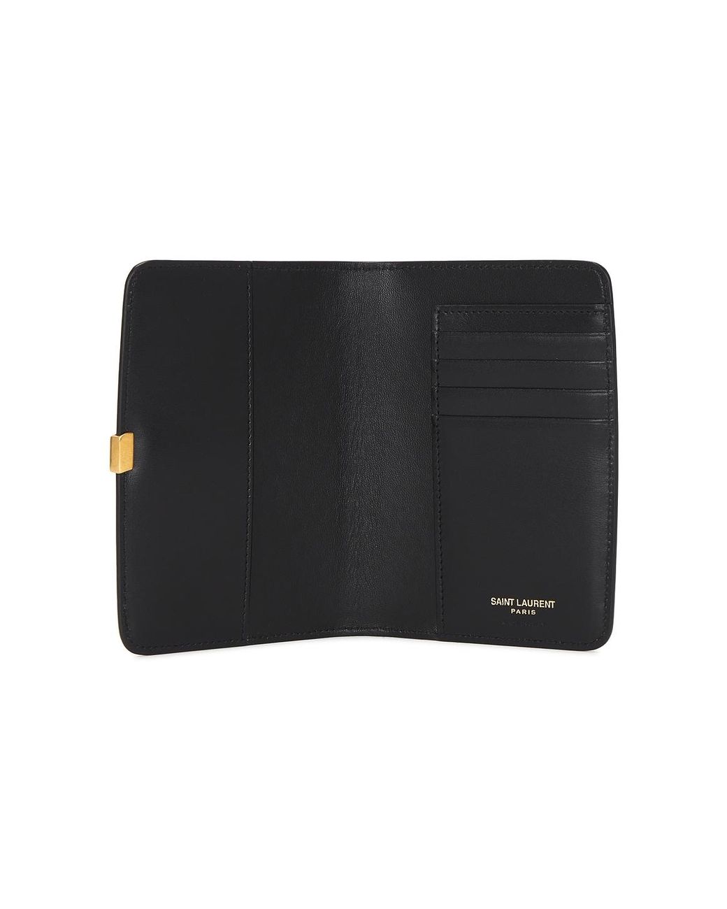 Saint Laurent Black Passport Case