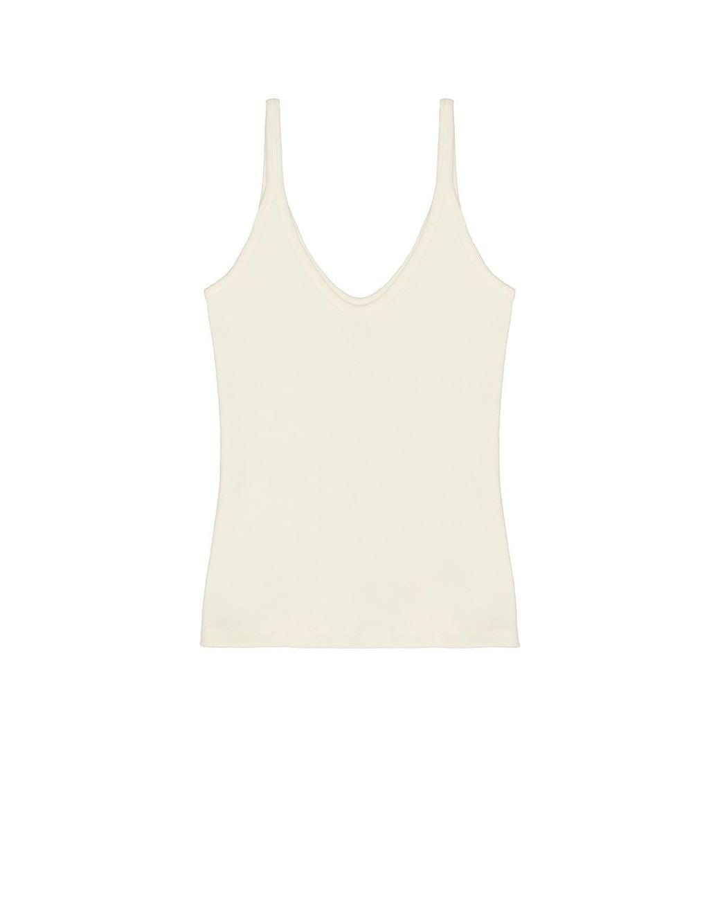 GRLFRND White U-Neck Tank